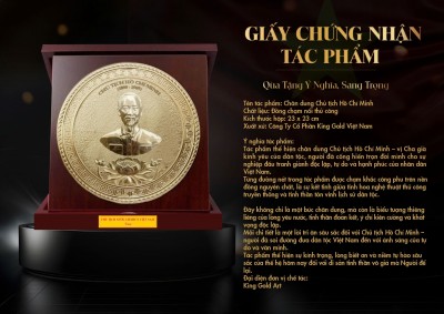 Chân Dung Chủ Tịch Hồ Chí Minh – Tác Phẩm Đồng Chạm Nổi Thủ Công Mang Ý Nghĩa Lịch Sử Sâu Sắc