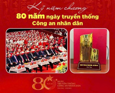 Kỷ niệm chương mạ vàng mừng 80 năm ngày Truyền thống Công an Nhân dân Việt Nam – Món quà tri ân ý nghĩa từ King Gold Art