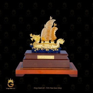 Mô hình thuyền rồng quà tặng cao cấp