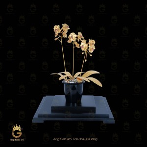 Bình Hoa Lan thủ công mỹ nghệ quà tặng cao cấp