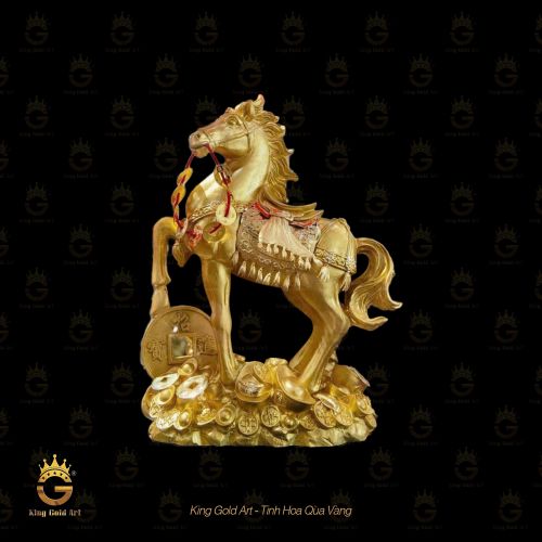 Tượng ngựa tài lộc mẫu 12