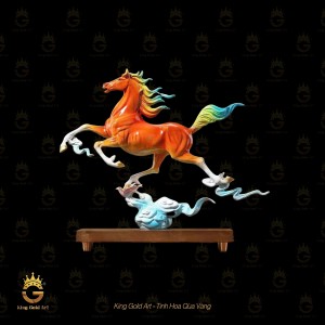 Tượng ngựa tài lộc mẫu 19