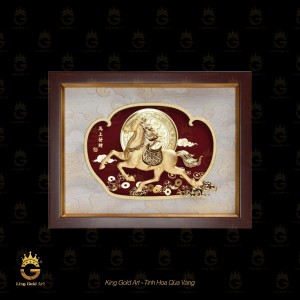 Tranh ngựa tài lộc quà tặng sang trọng