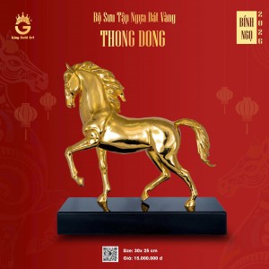 Quà Tết 2026 - Tượng Ngựa Thong dong
