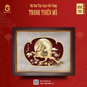 Quà Tết 2026- Tranh ngựa Thiên Mã