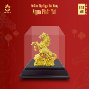Quà Tết 2026 - Tượng Ngựa Phát Tài (Bắp cải vàng)