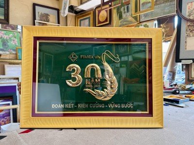 Tranh vàng Chế Tác Quà Tặng Vàng Độc Bản Theo Yêu Cầu: Dấu Ấn Riêng Từ King Gold Art - Đồ Đồng Việt