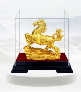 Thiết kế Quà Tết Doanh Nghiệp 2026: Tượng Ngựa Vàng Phi Mã 