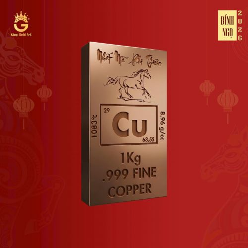 Thỏi đồng Mã đáo thành công 1kg