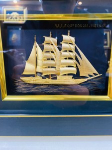 Tranh Vàng Tàu Lê Quý Đôn 286: Quà Tặng Đối Ngoại ý nghĩa