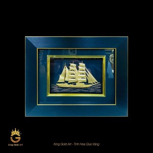 Tranh vàng 24k Thuận Buồm Xuôi Gió mẫu 20