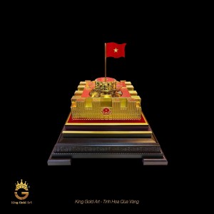 Mô hình Tòa nhà Quốc hội mạ vàng: Quà tặng đối ngoại ý nghĩa