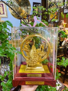 Quà Kỷ Niệm Ngày Cưới Uyên Ương Phú Quý Mạ Vàng