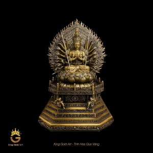 Tượng Phật Chuẩn Đề bằng đồng