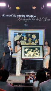 Sắc Sen – Kiệt tác vàng lá 24K & hành trình thiện nguyện